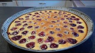 Clafoutis aux cerises sans gluten et sans lactose  Glutenfree amp lactosefree cherry Clafoutis [upl. by Siul]