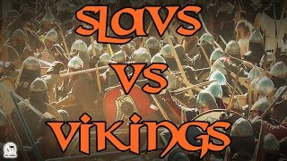 Slavs vs Vikings great battle  Bitwa wojów Słowianie i Wikingowie [upl. by Oelgnaed]