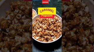 5 Mins Homemade caramel popcorn shortsfeed [upl. by Treva436]