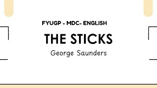 The Sticks George Saunders MDC ENGLISH Questions and answers [upl. by Townie]