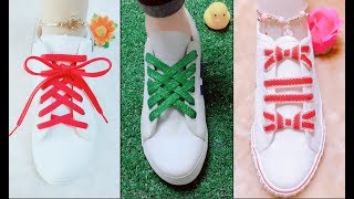 20 Cách Buộc Dây Giày Cực Đẹp  Creative Ways to fasten Shoelaces [upl. by Calen828]