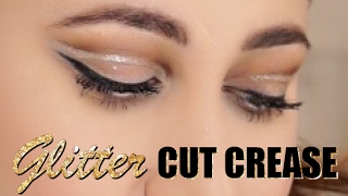 Eye liner pailleté  maquillage glitter cut creaseColashood2 [upl. by Thrasher]