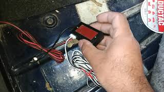 Como instalar un Sensor sonoro de estacionamiento sin hacer Agujeros Electromagnético Modelo U301 [upl. by Ahsiekrats351]