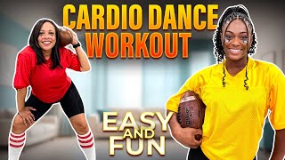 Kick Off Cardio HIIT Dance Cardio Workout for Weight Loss AT HOME [upl. by Assirk]