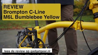 Brompton C Line M6L Bumblebee Yellow [upl. by Lilhak630]