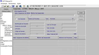 03  DCTF NA PRÁTICA  Preenchimento da Suspensão [upl. by Doll]