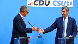 Bundestagswahl 2025 Union erklärt Merz zum Kanzlerkanditat [upl. by Carny12]