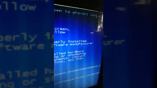 WINDOWS 7 BSOD VMware windows [upl. by Levins]