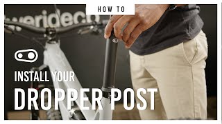 How to Install A Dropper Post 🧐 [upl. by Naic564]