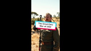 The Great Emu War of 1932 history shorts [upl. by Sayles]