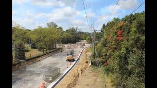 Waldon Road and Clintonville Road roundabout construction 2024 [upl. by Hsitirb103]