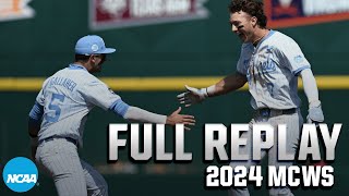 North Carolina vs Virginia 2024 Mens College World Series  FULL REPLAY [upl. by Anatnas482]