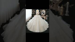 Your gown According to your name gown dress shorts shortfeed youtubeshorts [upl. by Yatnahs]