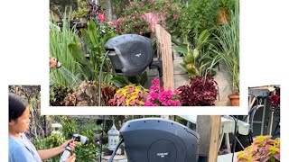 Unboxing amp Review of Hose Reel from Hoselink Must Have No kink amp Tidy Gardening [upl. by Hoebart]