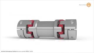 ROTEX GS ZR3 double cardanic backlashfree servo couplings  KTR Systems [upl. by Auqeenahs799]