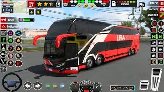 City Bus Simulator 3d US Coach Bus Android Gameplay [upl. by Richma]