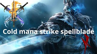 Last epoch  new patch 11 Cold mana strike spellblade [upl. by Hterrag]