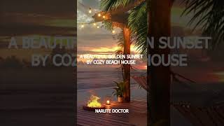 Golden Hour in Tropical Seashore beachsounds relax relaxingbeach [upl. by Ailero]