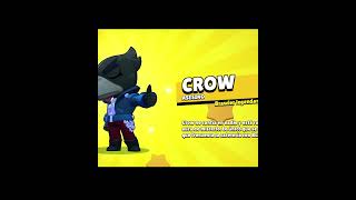 DESBLOQUEO a CROW 🐦‍⬛ brawlstars mejoresbrawlers brawlerlegendario brawl gaming brawler [upl. by Ahmar814]