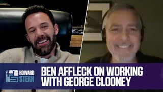 Ben Affleck on Taking Acting Notes From Director George Clooney [upl. by Ellohcin]