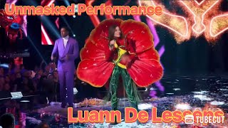 Luann De Lesseps Aka Hibiscus Performs “Money Can’t Buy You Class” Unmasked  MASKED SINGER S10 E6 [upl. by Nett]