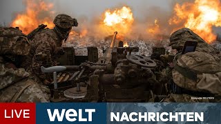 UKRAINEKRIEG Lage an Ostfront dramatisch  Russische Reserven machen mächtig Druck  WELT Stream [upl. by Ethe]