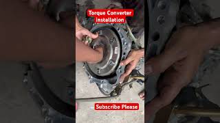 Torque Converter Installation [upl. by Anirtak568]