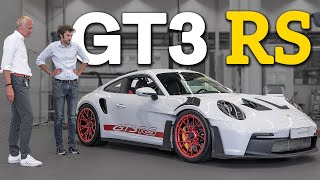 NEW Porsche 911 GT3 RS InDepth First Look with Andreas Preuninger  Catchpole on Carfection [upl. by Anelrats]