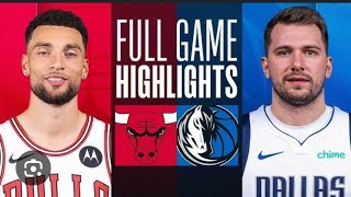 DALLAS VS CHICAGO FULL GAME HIGHLIGHTS  NOV 6 2024 25 NBA SEASON [upl. by Ynaffet464]