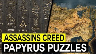 Assassins Creed Origins Papyrus Puzzle  Natures Way [upl. by Aniale]