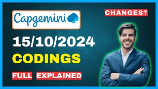 Must Watch🔥  Capgemini Coding Questions 2024  capgemini assessment test 2024  UBK Anna [upl. by Kelwin]