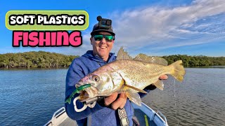 Using SOFT PLASTICS in the ESTUARY [upl. by Hazard465]