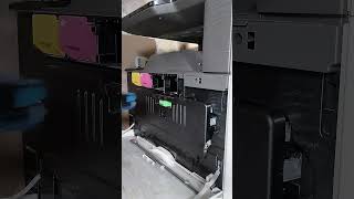 How to change toner cartridge Sharp MX2010U sharp fotocopy printer consumable cartridge [upl. by Gula]