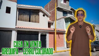 Casa acogedora en venta Arequipa  Cerro Colorado [upl. by Alinoel725]