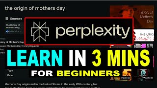 Learn Perplexity Ai in 3 MIN tutorial for beginners Step by Step Full Guide Ai Tools Search Tutorial [upl. by Adam799]