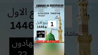 Islamic Calendar hijri date today chand ki tarikh Shortsyoutube viralshorts trending ytshorts [upl. by Enait]