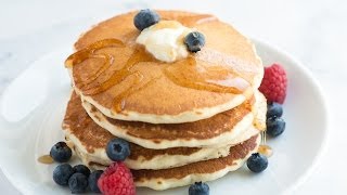 Easy Fluffy Pancakes Recipe  How to Make Pancakes from Scratch [upl. by Georgianna]