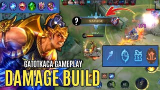 GATOTKACA HYBRID MAGE BUILD  GATOTKACA BEST BUILD AND EMBLEM 2024  MLBB [upl. by Tiebout517]