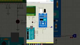 INFRARED Sensor with Arduino in Proteus Simulation [upl. by Faubion]