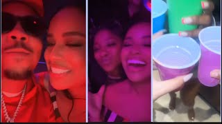 G Herbo Reginae Carter and Friends celebrate Taina’s Birthday in Miami [upl. by Farrand]