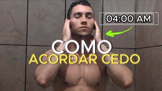 Como eu acordo as 400 am Todo os dias  Como acordar mais cedo treinando seu relógio biológico [upl. by Bonacci146]