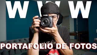 Cómo crear tu PORTAFOLIO WEB DE FOTÓGRAFO y algunos consejos muy útiles para hacerlo [upl. by Hadria]