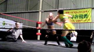 Eve vs Ice Ribbon ICEx60 Title Match  Very quick exchange of moves from Shanna amp Hikari Minami [upl. by Aldredge205]