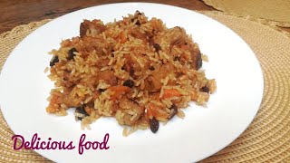 Plovas su kiauliena  receptas  pilaf recipe  how to make [upl. by Hashum591]