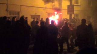 Ottery St Mary Flaming Tar Barrels 2011 [upl. by Laeno]