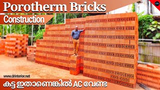 Porotherm Brick Home constructionTrendings Home Construction BricksHurudees bricksDr Interior [upl. by Ludba]