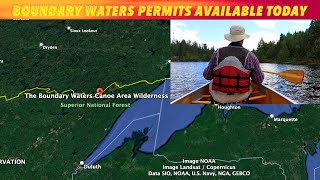 Boundary Waters Permits Available Today [upl. by Loram]