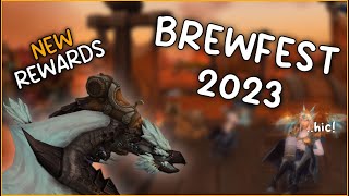 Whats NEW in Brewfest 2023 Holiday UpdatesNew Rewards WoW [upl. by Ahar]