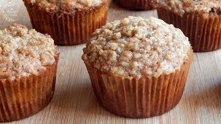 Banana Streusel Muffins Recipe  The Sweetest Journey [upl. by Hime947]