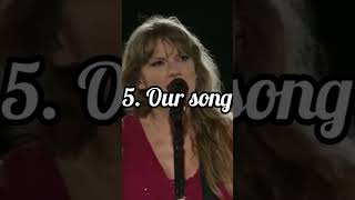 Ranking Taylor Swift track 11s taytay taylorswift swiftie oursong [upl. by Ares2]